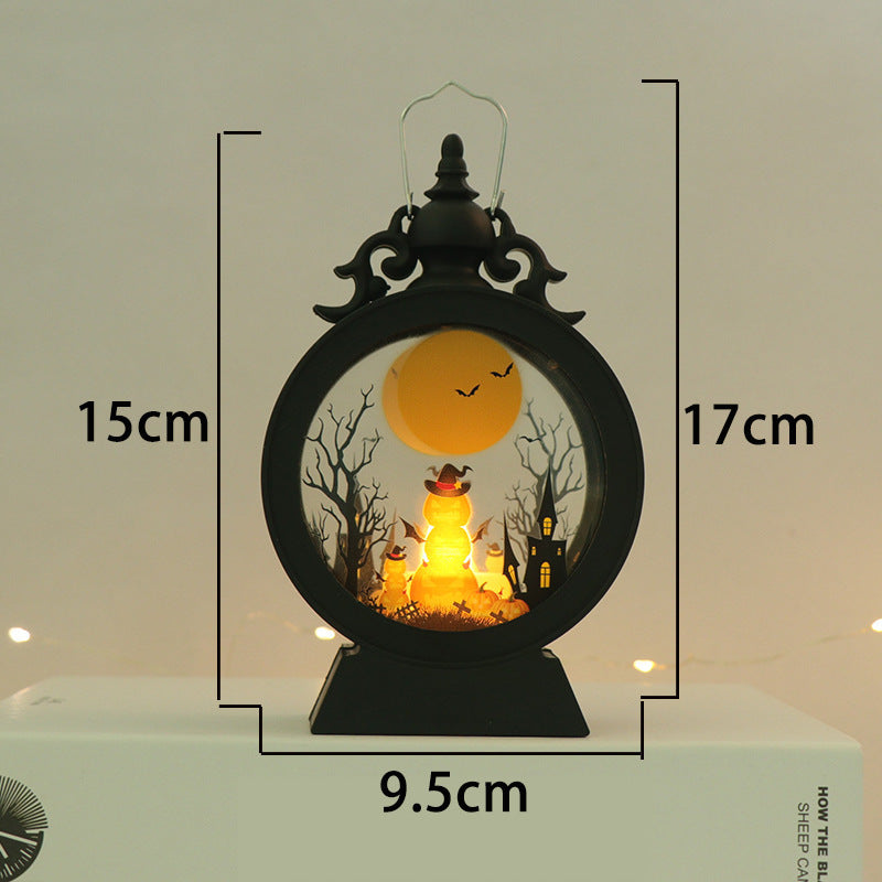 Vintage Halloween Lantern – Retro Candlelit Glow for Spooky Nights!