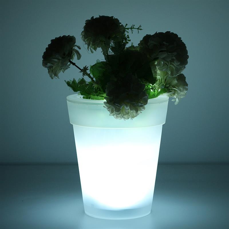 Solar Powered Decorative Flowerpot