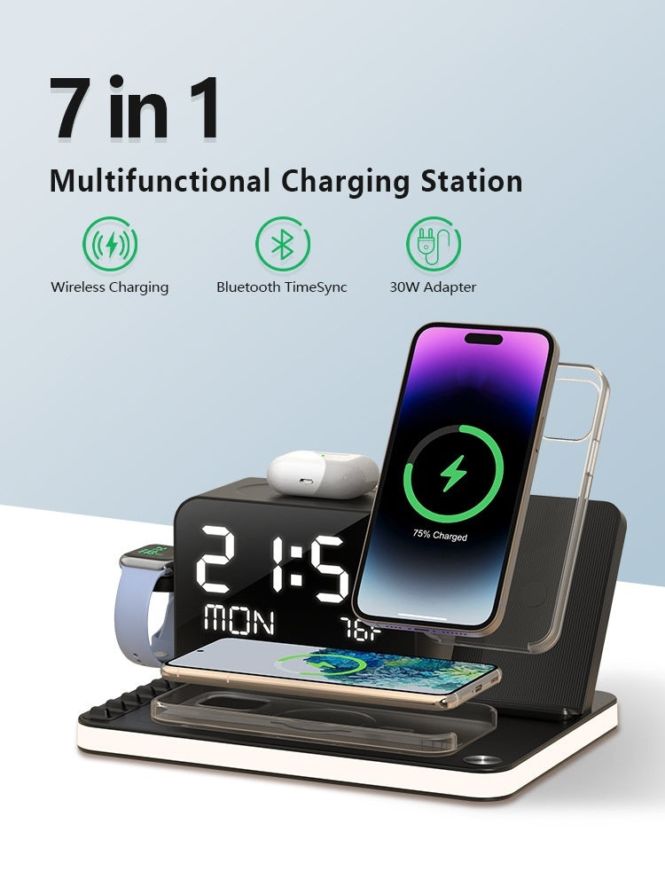 7-in-1 Charging Station & Night Light – Your All-in-One Tech Hub