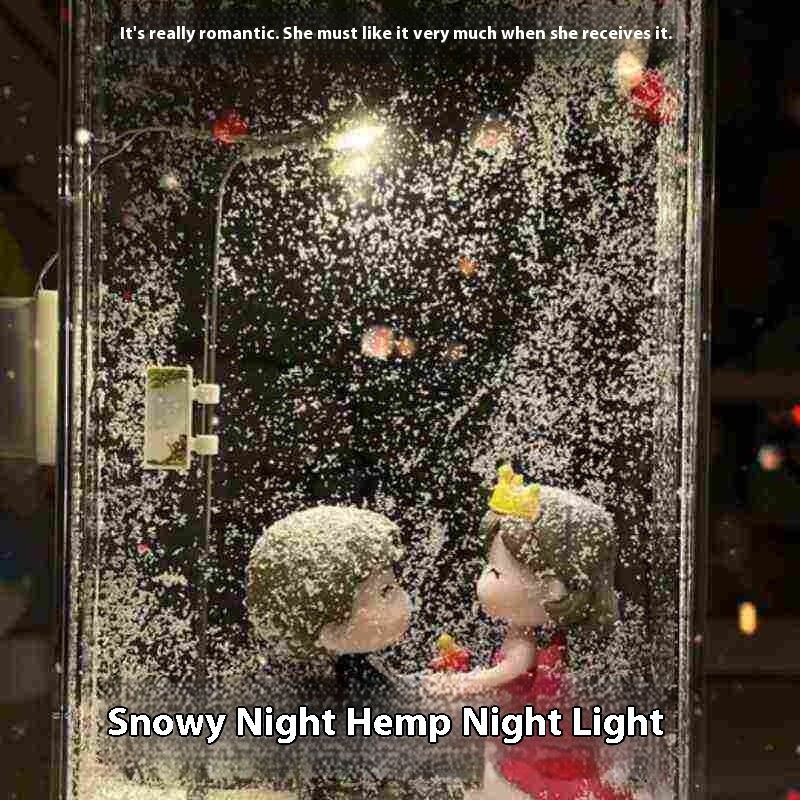 Magic Snowy Night Christmas Decor