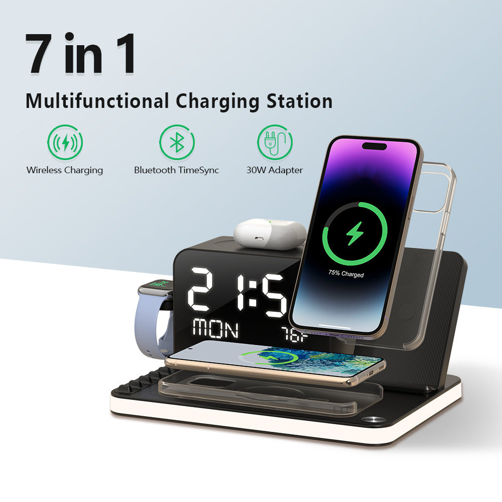 7-in-1 Charging Station & Night Light – Your All-in-One Tech Hub