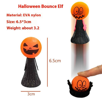 Bouncing Pumpkin Finger Puppets – Fun Halloween Toy for Spooky Play