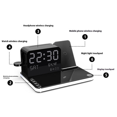 7-in-1 Charging Station & Night Light – Your All-in-One Tech Hub