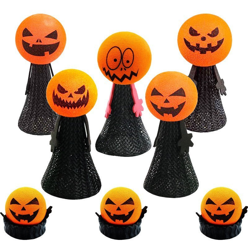 Bouncing Pumpkin Finger Puppets – Fun Halloween Toy for Spooky Play