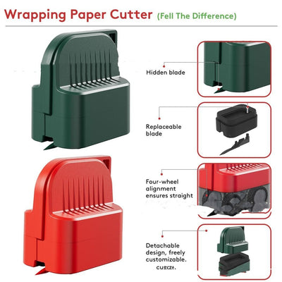 Cylinder Paper-cutting Machine Christmas Gift Wrap Paper Cutting Tool