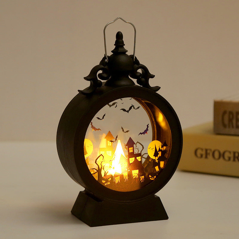 Vintage Halloween Lantern – Retro Candlelit Glow for Spooky Nights!