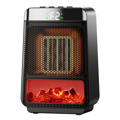 3D Flame Electric Heater – Cozy Warmth with Realistic Fireplace Glow!